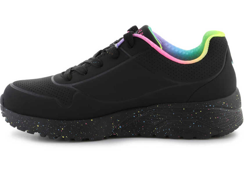 Sneakers SKECHERS Uno Lite Rainbow Speckle Black/Multi Black/Multicolor Femei (BM 16545735) 4