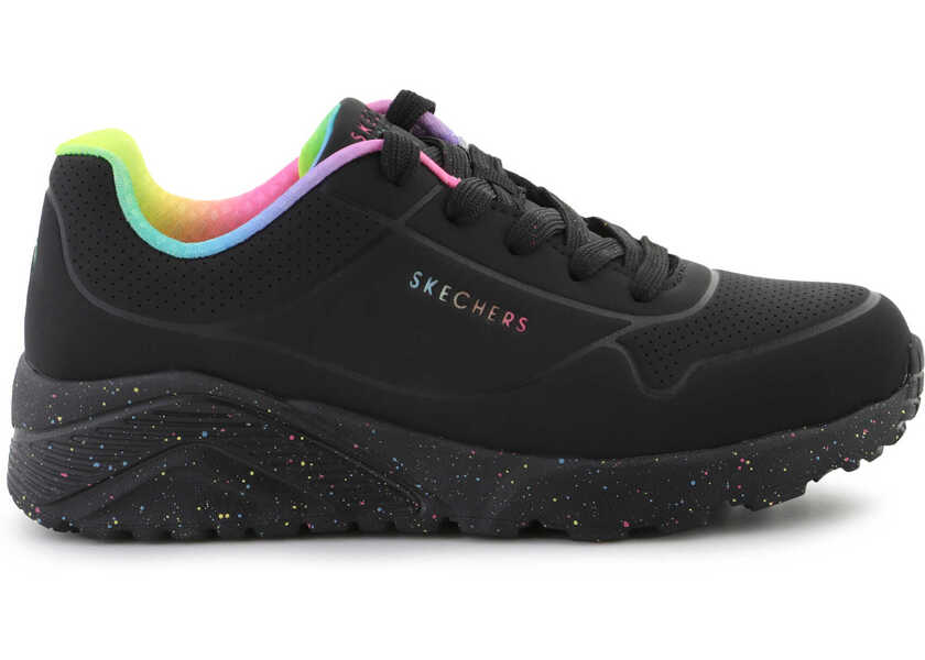 Sneakers SKECHERS Uno Lite Rainbow Speckle Black/Multi Black/Multicolor Femei (BM 16545735) 6
