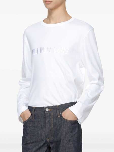 Tricouri HELMUT LANG T-Shirt With Logo WHITE Barbati (BM 16545837) 5