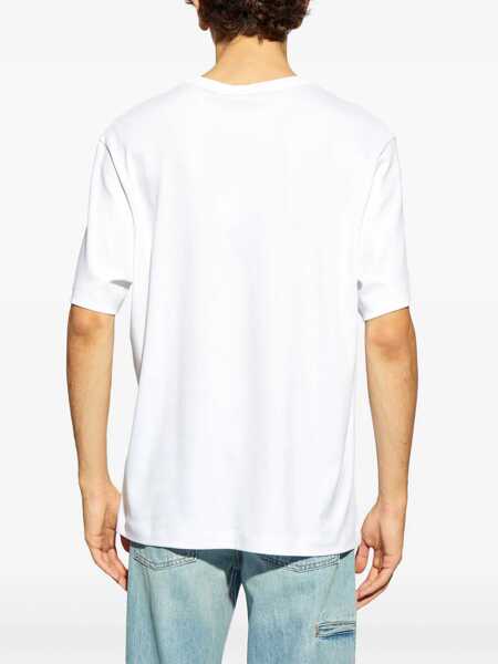 Tricouri HELMUT LANG T-Shirt With Logo WHITE Barbati (BM 16545846) 4