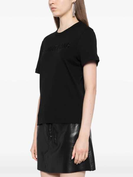 Tricouri HELMUT LANG T-Shirt With Logo BLACK Femei (BM 16545873) 3