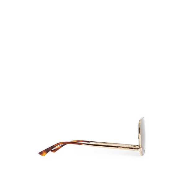 Ochelari de soare Saint Laurent Saint Laurent Dust SL 690 Sunglasses Gold Femei (BM 16546008) 3