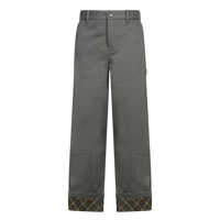 Pantaloni casual BURBERRY Grey Trousers Barbati