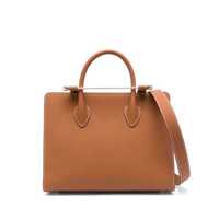 Genti de mana Strathberry Midi Tote Bridle Amazonia Whiskey Bags Femei