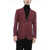CORNELIANI Id Cotton Side Vents Notch Lapel 3-Button Blazer Burgundy