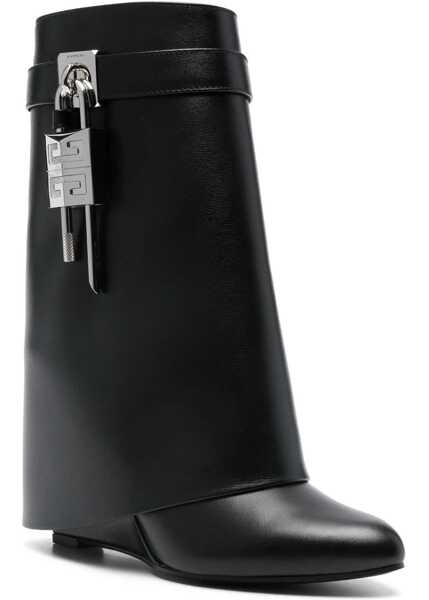 Bocanci casual Givenchy Shark Lock Ankle Boots BLACK Femei (BM 16565433) 2