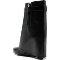 Bocanci Dama - Bocanci casual Givenchy Shark Lock Ankle Boots BLACK Femei (BM 16565433) - B-mall.ro