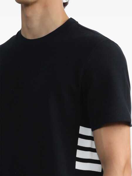 Tricouri Thom Browne Cotton T-Shirt NAVY Barbati (BM 16565454) 5