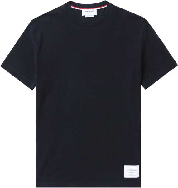 Tricouri Thom Browne Cotton T-Shirt NAVY Barbati (BM 16565454) 1
