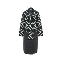 Paltoane Knit coat with inserts Femei