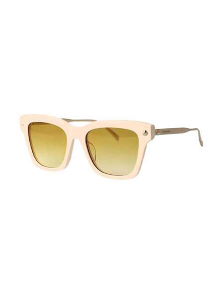 Ochelari de soare Alexander McQueen Alexander McQueen Sunglasses IVORY-GOLD-YELLOW Femei (BM 16579008) 2
