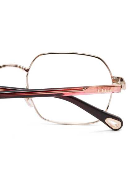 Ochelari de soare Chloe Chlo Optical GOLD-BURGUNDY-TRANSPARENT Femei (BM 16579980) 3