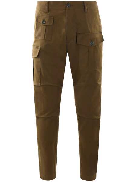 Pantaloni DSQUARED2 DSQUARED2 Sexy Cargo Pants GREEN Barbati (BM 16583151) 1