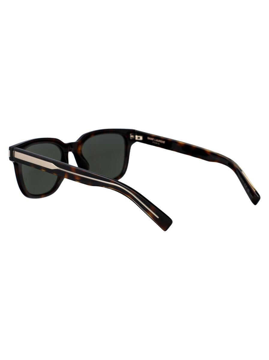 Ochelari de soare Saint Laurent Saint Laurent Eyewear Sunglasses HAVANA-CRYSTAL-GREY Barbati (BM 16583334) 4