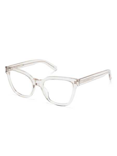 Ochelari de soare Saint Laurent Saint Laurent Eyewear Optical BEIGE-BEIGE-TRANSPARENT Femei (BM 16583514) 2