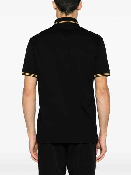 Tricouri Polo Versace Polo Shirt BLACK Barbati (BM 16584306) 4