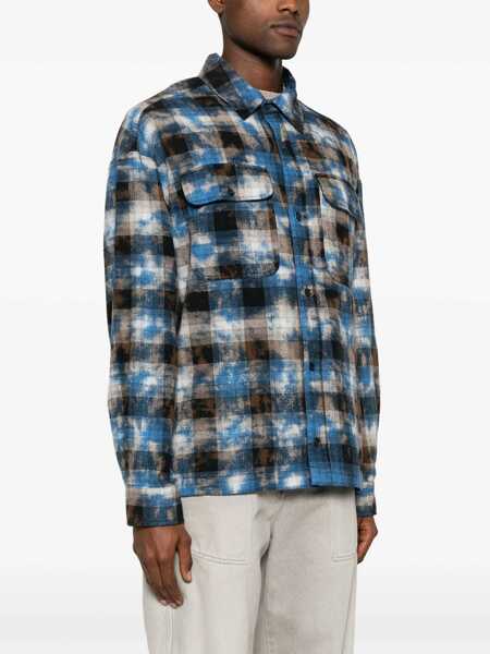Camasi casual Palm Angels Plaid Shirt MULTICOLOUR Barbati (BM 16584729) 3