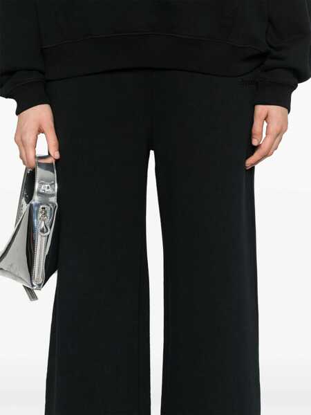 Pantaloni casual ROTATE Birger Christensen Cotton Fleece Pants BLACK Femei (BM 16584825) 5