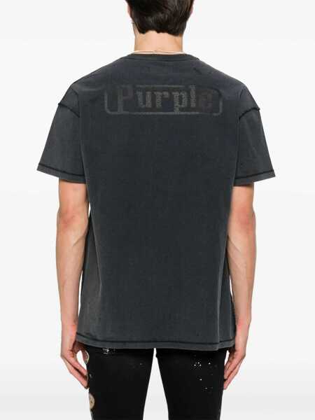 Tricouri PURPLE BRAND Inside Out T-Shirt BLACK Barbati (BM 16584858) 3