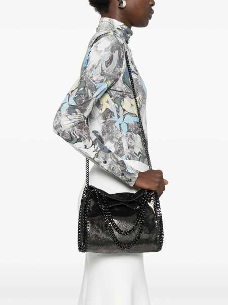 Genti de mana Stella McCartney Stella McCartney Falabella Mini Metallic Tote Bag SILVER Femei (BM 16585596) 2