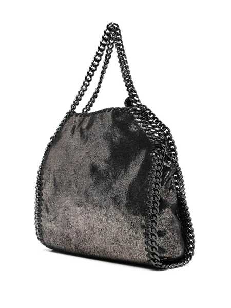 Genti de mana Stella McCartney Stella McCartney Falabella Mini Metallic Tote Bag SILVER Femei (BM 16585596) 3