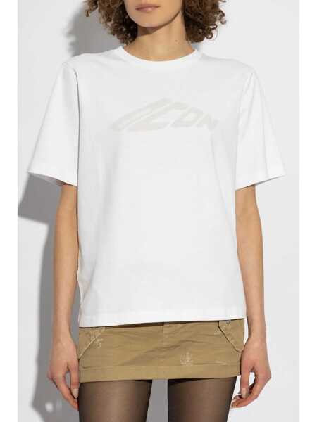 Tricouri DSQUARED2 DSQUARED2 Easy Fit T-Shirt WHITE Femei (BM 16587060) 3