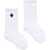 Marcelo Burlon Logo Cross High Socks WHITE