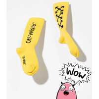 Lenjerie intima pentru Baieti - Sosete Off-White Arrow Socks YELLOW Baieti (BM 16587837) - B-mall.ro