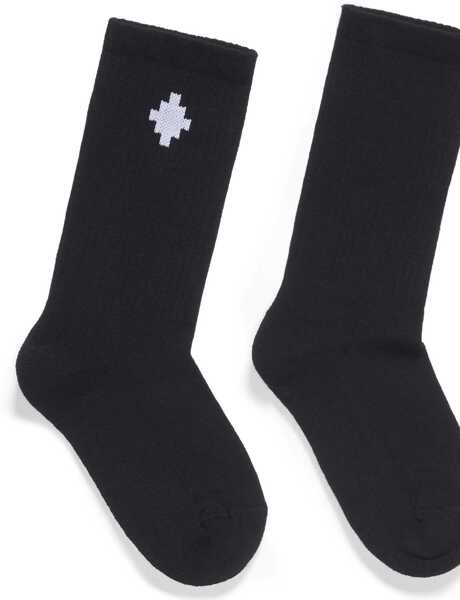 Sosete Marcelo Burlon Logo Cross High Socks BLACK Baieti (BM 16587840) 2