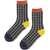 Bobo Choses Black Checkered Short Socks MULTICOLOUR