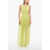 John Richmond Sleeveless Kimura Dress With Ruffles Yellow