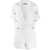 Balmain Crepe-De-Chine Double-Breasted Playsuit White