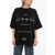 John Richmond Over Pelac T-Shirt With Contrasting Print Black
