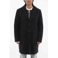 Paltoane Woolrich Wool Coat With Snap Buttons