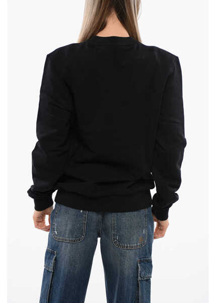 Bluze de trening John Richmond Josoin Over Sweatshirt With Contrasting Print Black Barbati (BM 16589487) 2