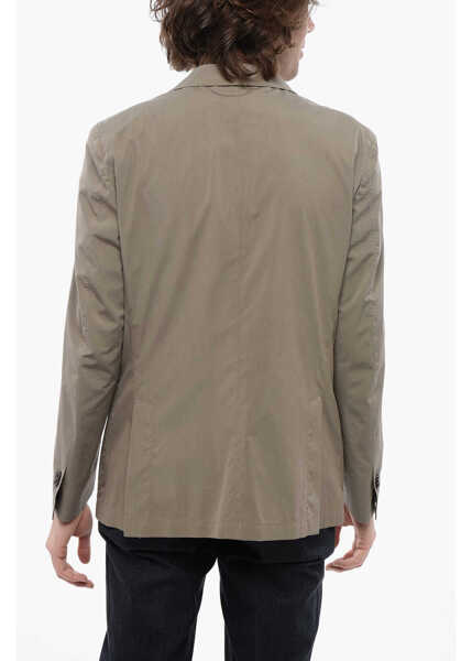 Sacouri CORNELIANI Unlined Blazer With Patch Pocket Military Green Barbati (BM 16589511) 2