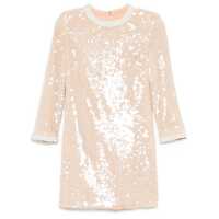 Rochii Self-Portrait Pearl Trim Sequin Mini Dress Femei