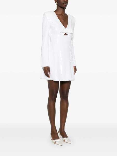 Rochii Self-Portrait Self-Portrait Sequin Mini Dress WHITE Femei (BM 16590882) 3