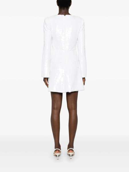 Rochii Self-Portrait Self-Portrait Sequin Mini Dress WHITE Femei (BM 16590882) 4