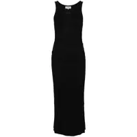 Rochii Ganni Rib Knit Tank Top Long Dress Femei