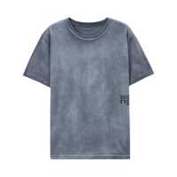 Tricouri Alexander Wang Essential Jsy Ss T-Shirt W/ Puff Logo & Bound Neck Clothing Femei