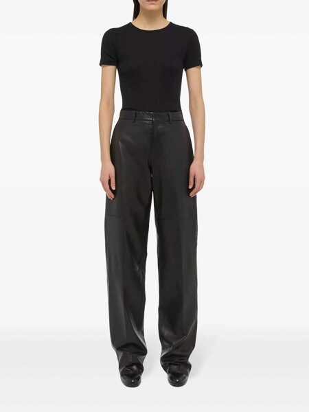 Topuri HELMUT LANG Helmut Lang Shrunken Tee.Soft Ri Clothing Black Femei (BM 16594830) 2
