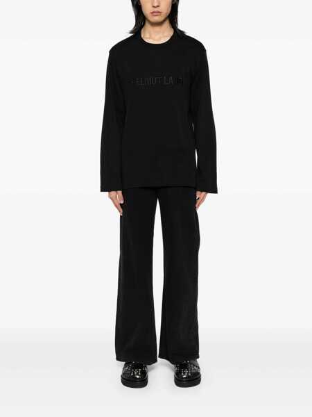 Topuri HELMUT LANG Helmut Lang Logo Os Ls T-Shirt.Hvy E Clothing Black Barbati (BM 16594854) 2
