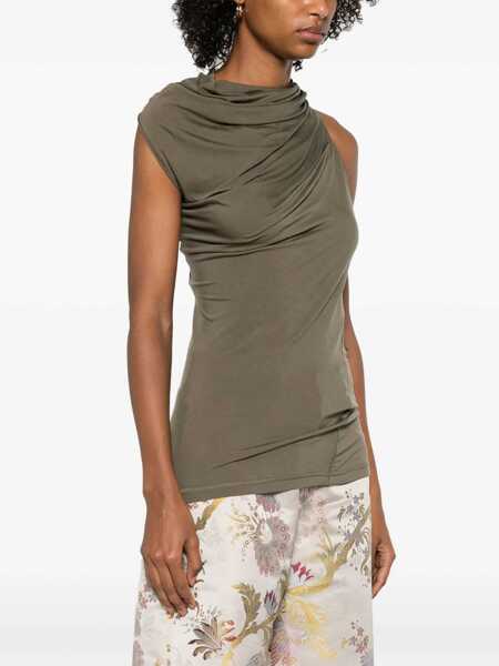Topuri HELMUT LANG Helmut Lang Sl Wind Top.Soft Clo Clothing GREEN Femei (BM 16594860) 3