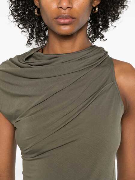 Topuri HELMUT LANG Helmut Lang Sl Wind Top.Soft Clo Clothing GREEN Femei (BM 16594860) 5