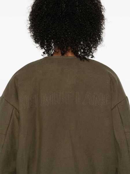 Geci HELMUT LANG Helmut Lang Cocoon Bomber.Brush1 Clothing GREEN Femei (BM 16594878) 5