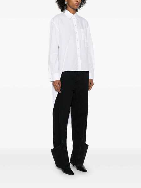 Camasi HELMUT LANG Helmut Lang Apex Tail Sh.Sft Brd Clothing WHITE Femei (BM 16594914) 3