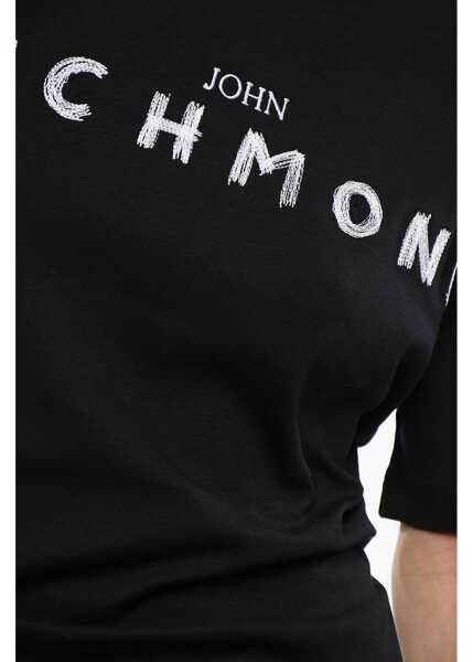 Tricouri John Richmond Tomiok Over T-Shirt With Rear Lace Detail Black Femei (BM 16595706) 3