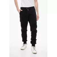 Pantaloni de trening Cotton Biker Sweatpants With Lamè Print Barbati