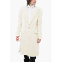 Paltoane Wool Blend Slim Fit Coat With Padded Shoulders Barbati